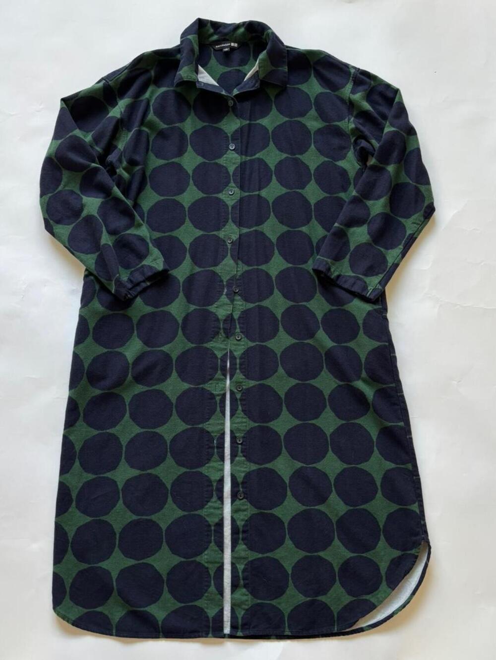 Marimekko x Uniqlo 3 Piece Set Polka Dot Green Black Kivet Lounge Set XS S M - Picture 5 of 8